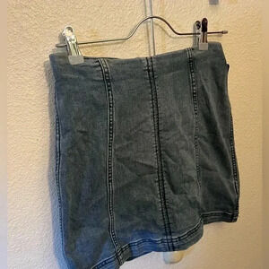 Free people denim skirt